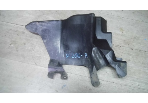 Підкрилок передній правий боковий Peugeot 206, 9643972980
